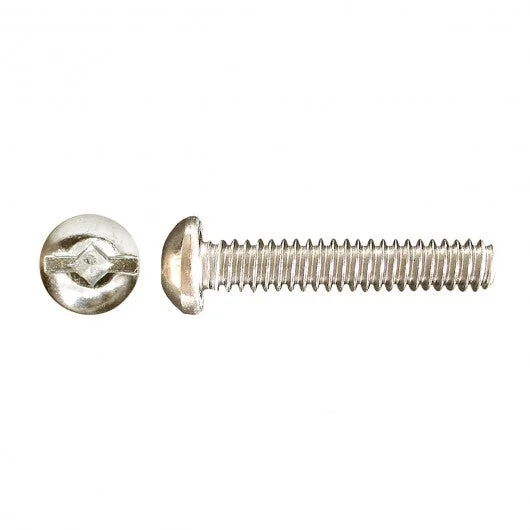 Screws For Instagram Posts-Round Head Robertson (Square) Drive Machine Screws Zinc Plated