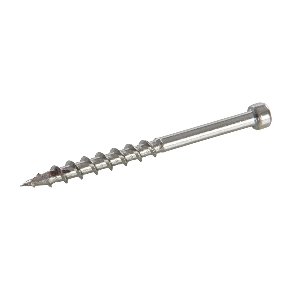 Screws With Subtle Tones-Triton Stainless Steel Pocket-Hole Screws Pan Head Coarse