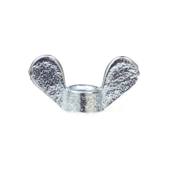 Nuts For Patio Repairs-Auveco # 17010 Wing Nut M6-1.0 Zinc. Qty 25.