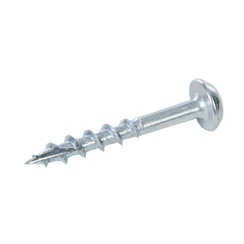 Screws For All Purposes-Triton P/HC 8 x 1-1/4" 250pk Zinc Pocket-Hole Screws Washer Head Coarse