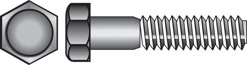 Bolts For Kids’ Kits-HILLMAN 5/8 in. D X 6 in. L Zinc Plated Steel Hex Bolt 25 pk