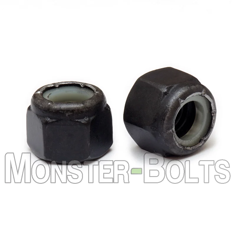 Nuts With Fall Builds-Bulk Nylon Insert Locknuts – Grade N8 (C) Phosphate & Oil (US Inch Sizes 1/4"-20 to 1-1/2"-12)