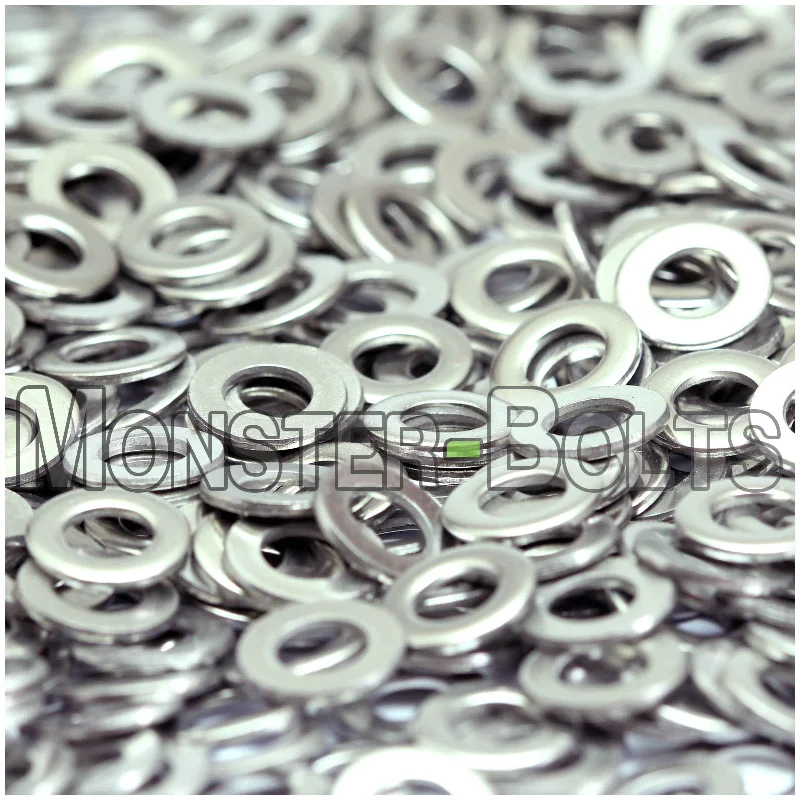 Washers With Reflective Finish-Titanium Metric Flat Washer, DIN 125A (125 A)