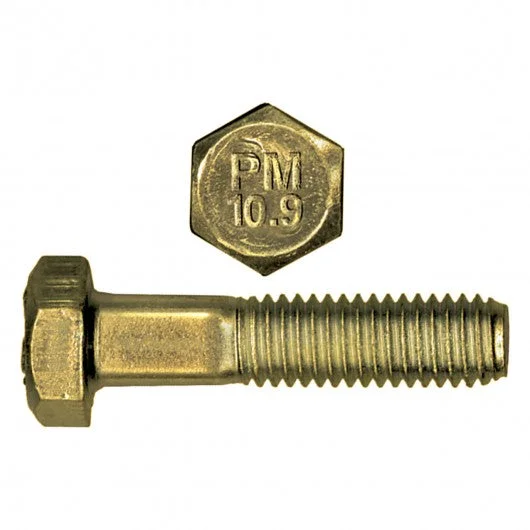 Bolts For Winter Repairs-10mm-1.50 x 80mm Hex Head Bolts Grade 10.9 Zinc Plated Coarse Thread