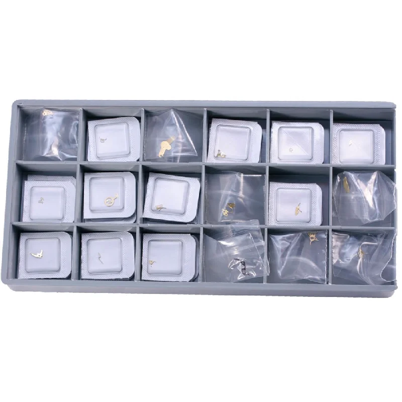 Screws With Long Threads-WS-136, ETA Battery Clamp Assortment 36 Pieces Total