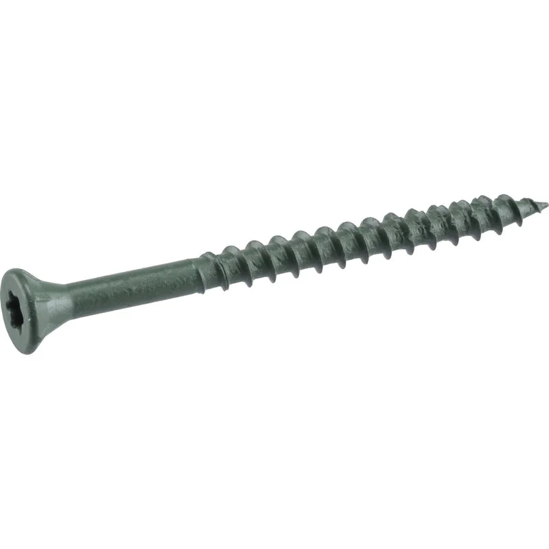 Screws For Senior Use-Deck Plus No. 10  x 4 in. L Star Flat Head Exterior Deck Screws 1 lb.