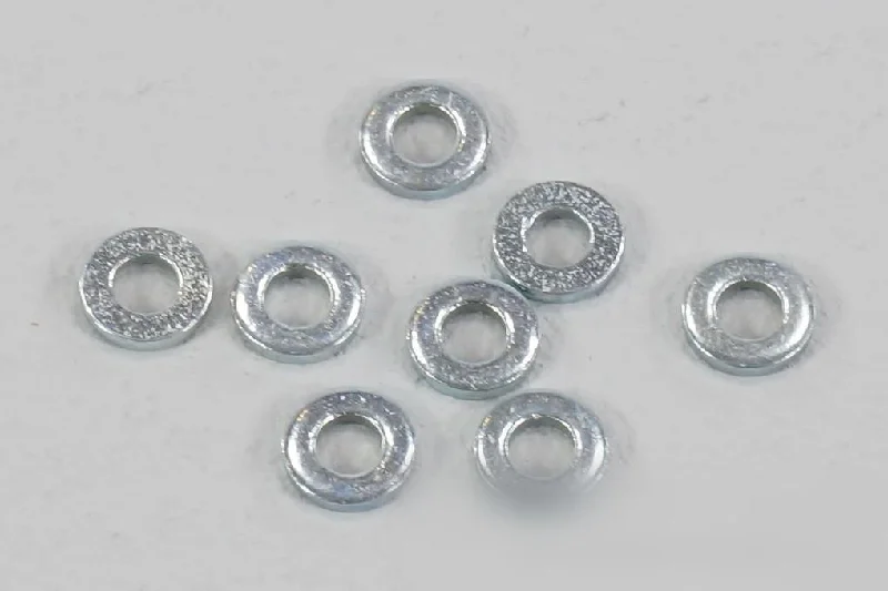 Washers For Daytime Use-Du-Bro 2mm (0.08") Flat Washers (8 Pack)