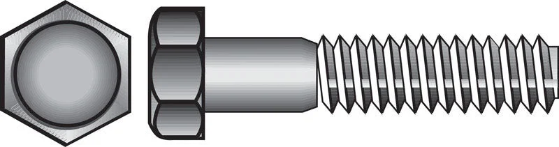 Bolts For Junior Kits-HILLMAN 3/4 in. D X 2-1/2 in. L Zinc Plated Steel Hex Bolt 20 pk