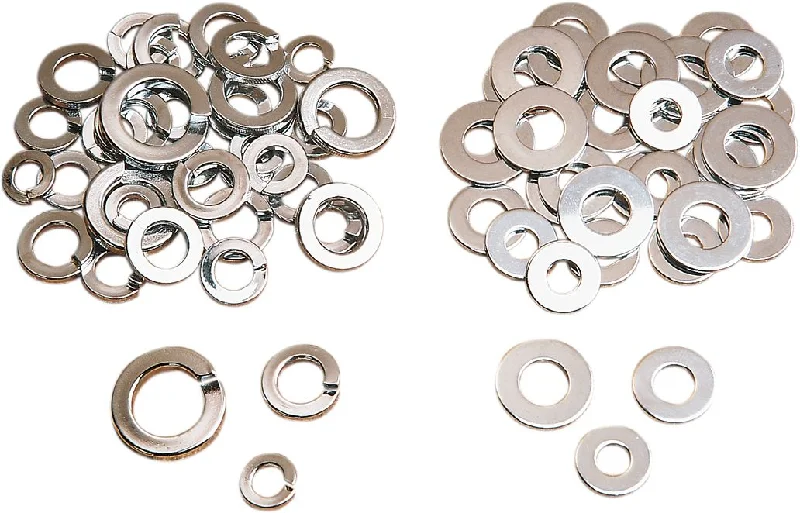 Washers With Pro Specs-LOCK WASHER KIT CHROME