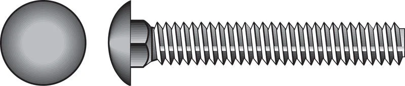 Bolts By Top Brands-HILLMAN 5/16 in. X 3-1/2 in. L Stainless Steel Carriage Bolt 25 pk