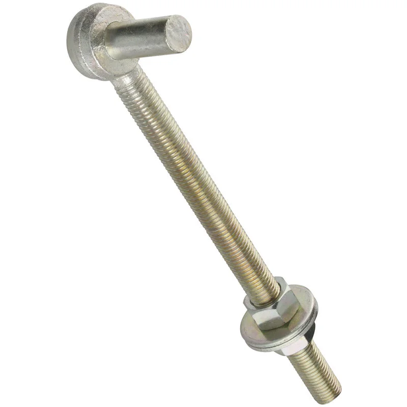 Bolts With Limited Packs-National Hardware 12 in. L Zinc-Plated Silver Steel Bolt Hook 1 pk