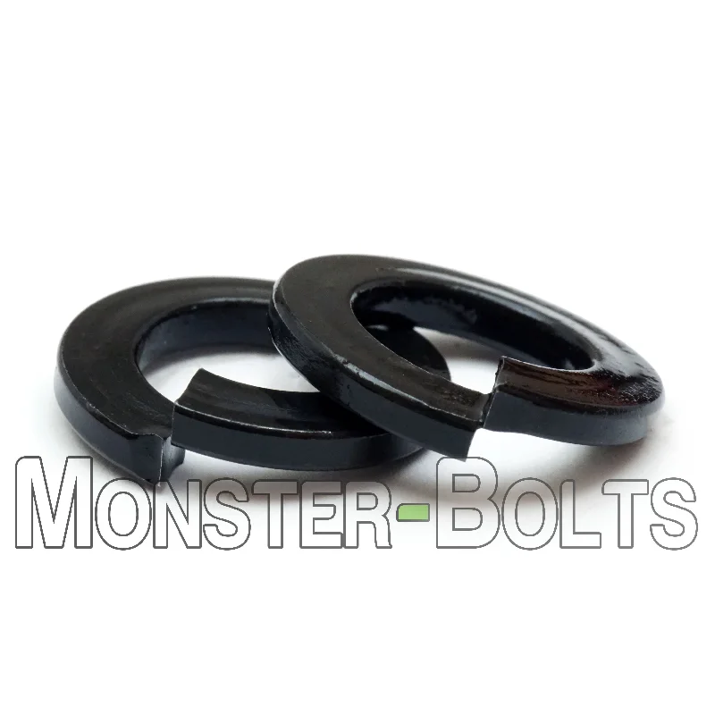 Washers With Split Lock-Metric Steel Split Lock Washers with Black Ox DIN 127B