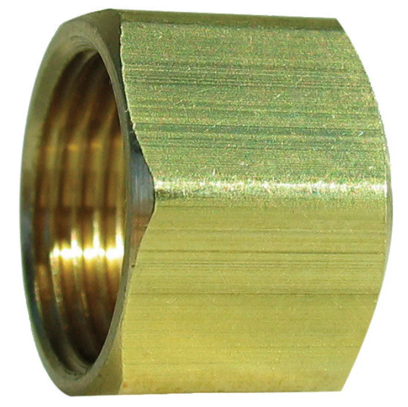 Nuts For Smooth Finish-JMF 5/16 in. Compression Brass Nut (Pack of 5)