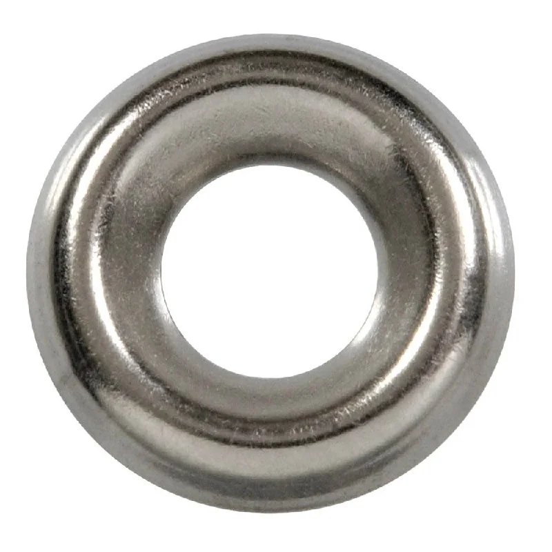 Washers With Split Lock-500 Qty #10 Stainless Steel Countersunk Finish Washers | 304 SS Finishing Cup (BCP718)