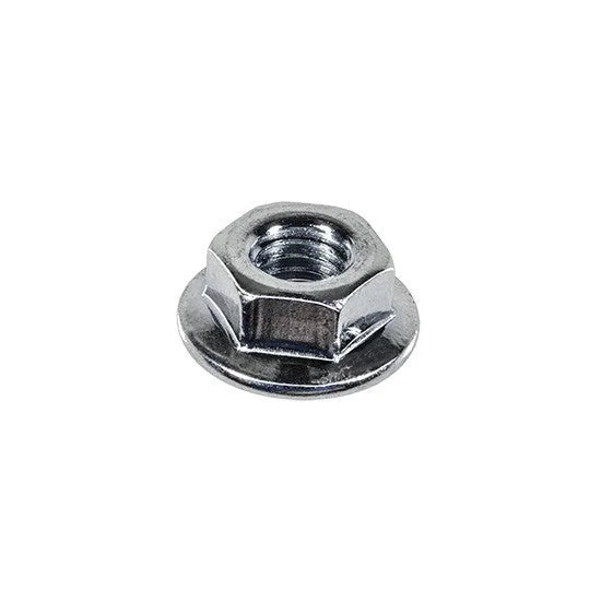 Nuts With Classic Build-Auveco # 19308 Hex Flange Nut M5-.8 Zinc Plated. Qty 50.