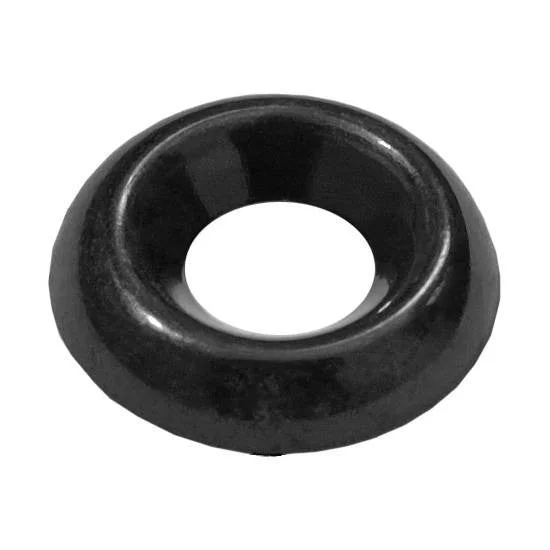 Washers With Simple Style-Auveco # 16012 #8 Countersunk Brass Finish Washer Black Zinc. Qty 100.