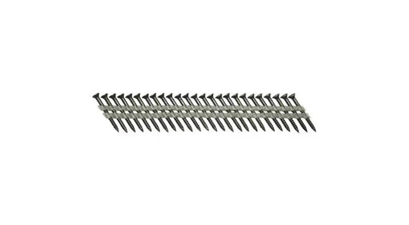 Screws With Easy Drive-TigerClaw 1-1/2 in. L Angled Strip Black Oxide Scrail Fasteners 930 pk