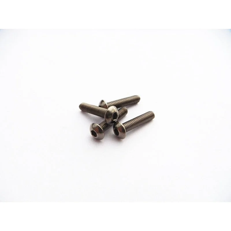 Washers For 90s Style-HIRO SEIKO 69681 TITANIUM M3X10 HEX BUTTON HEAD SCREW (4 PCS)