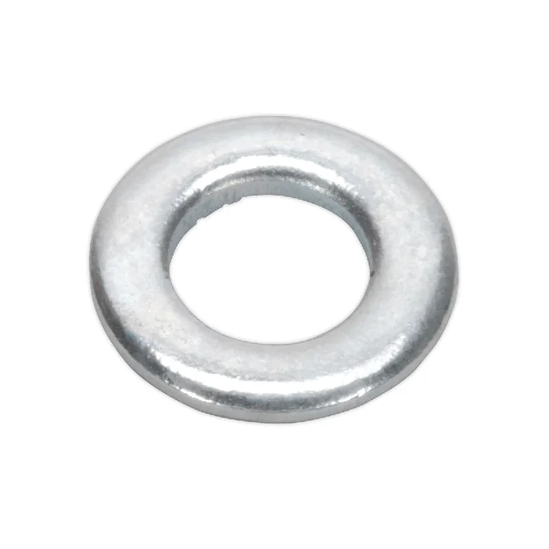 Washers For Metal Joints-Sealey Flat Washer DIN 125 - M5 x 10mm Form A Zinc Pack of 100