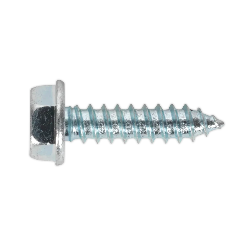 Screws For Weekend Builds-Sealey Acme Screw Washer Faced Zinc #10 x 3/4" Pack of 50