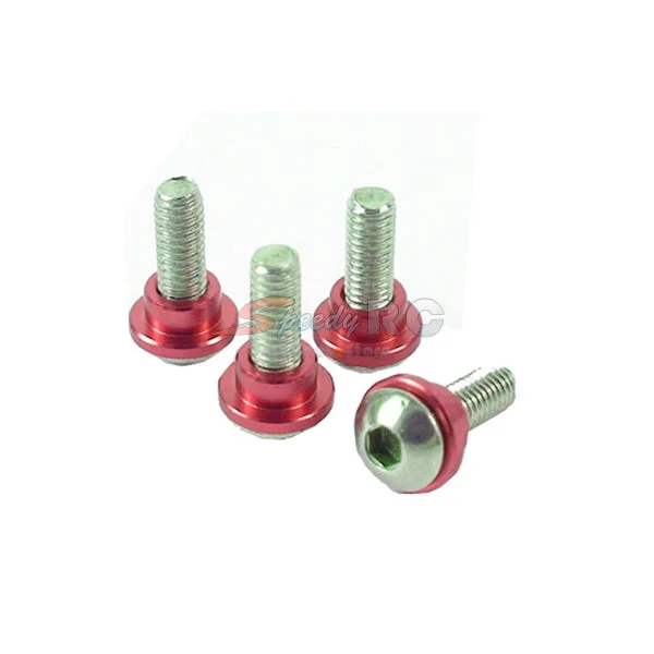 Screws For Daytime Use-Yeah Racing Servo Screw 3mm RD for all 1:8 1:10 Scale Car SER-006RD