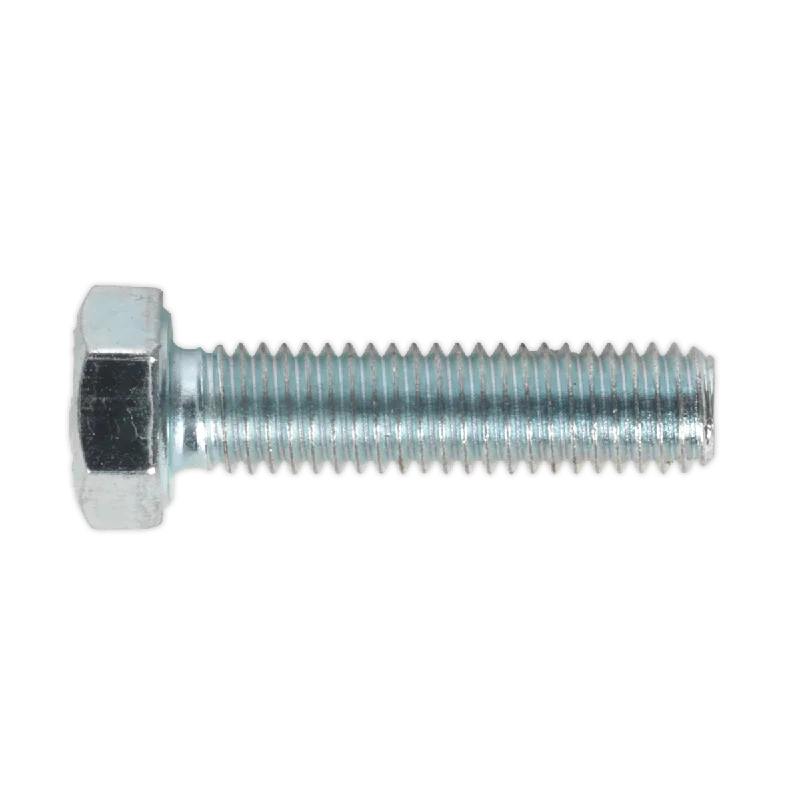 Screws For Party Crafts-Sealey HT Setscrew M5 x 20mm 8.8 Zinc Pack of 50