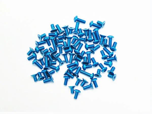 Screws With Long Threads-ArrowMax Aluminium Screws Set For Yokomo BD7 (80)