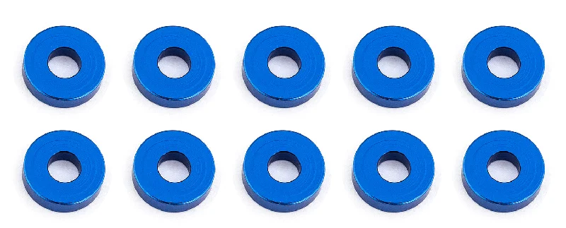 Washers With Free Shipping-Team Associated Bulkhead Washers, 7.8x2.0 mm, blue aluminum (ASS31386)