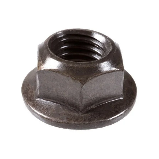 Nuts For Group Assemblies-Auveco # 12517 Hex Flanged Locknut 3/8"-16 Grade 8. Qty 50.