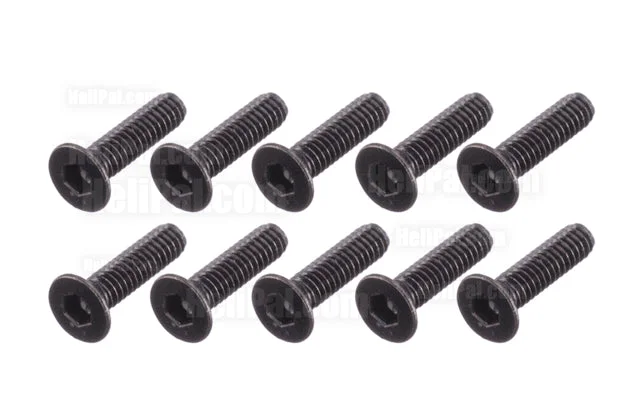 Screws For Strong Fastening-INFINITY G128 Flat Head Hex Socket Screw M2 x 8mm (10 pcs)