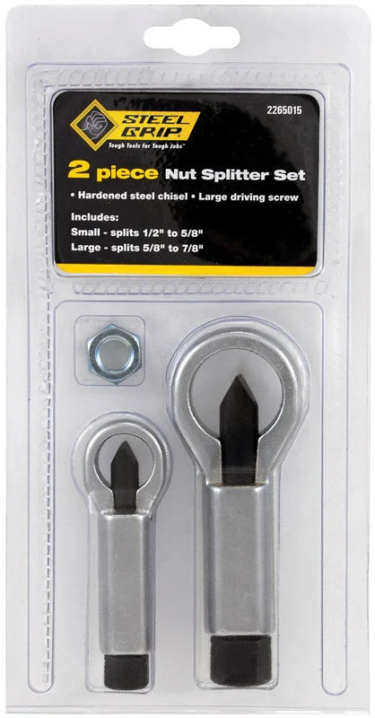 Nuts For Team Repairs-Steel Grip 1/2 in. Steel Nut Splitter Set 4-1/2 in. 2 pc