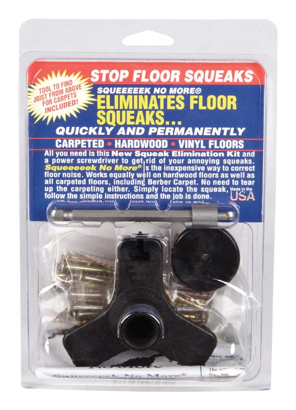 Screws With Rookie DIYers-Squeeeeek No More No. 8 X 3 in. L Square Bugle Head Coarse Screw Kit