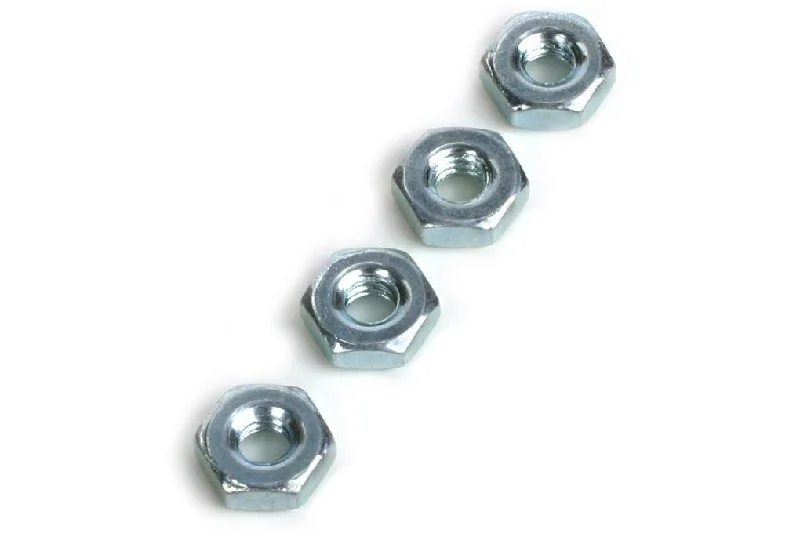 Nuts With Galvanized Finish-Du-Bro 8-32 Steel Hex Nuts (4 Pack)