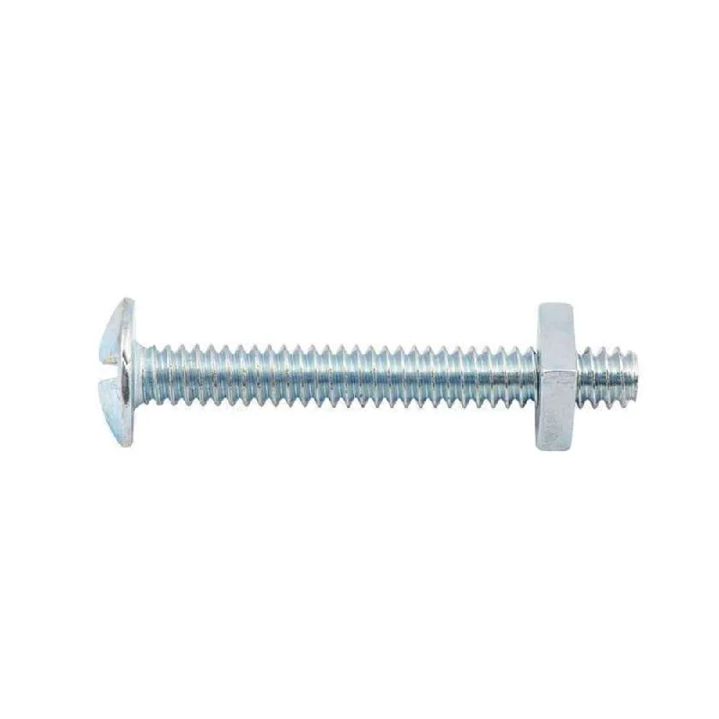 Screws With Easy Drive-Zenith Roofing B+Nut Mush ZP 3/16" x 38mm (50pk)