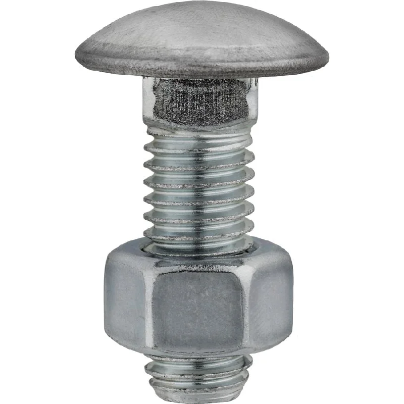 Nuts For Indoor Repairs-Auveco # 3415 Bumper Bolt And Hex Nut 3/8"-16 X 1. Qty 25.