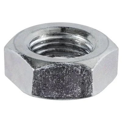 Nuts For Customer Favorites-Auveco # 24115 Jam Hex Nut 1/2-20 - Zinc. Qty 50.