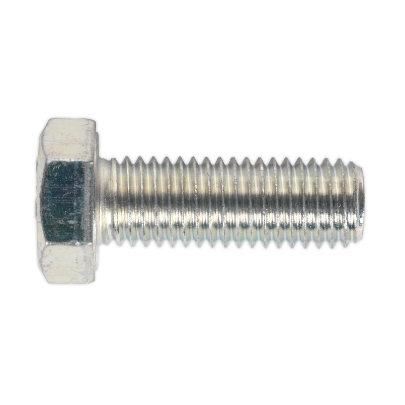 Screws With Junior Packs-Sealey HT Setscrew M14 x 40mm 8.8 Zinc Pack of 10