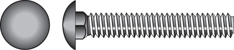 Bolts With Galvanized Coating-HILLMAN 1/2 in. X 3-1/2 in. L Zinc-Plated Steel Carriage Bolt 25 pk