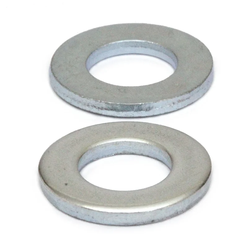 Washers For Smooth Finish-DIN 125A Metric Flat Washers, 200 HV Steel Zinc Plated Cr+3 RoHS (125 A)