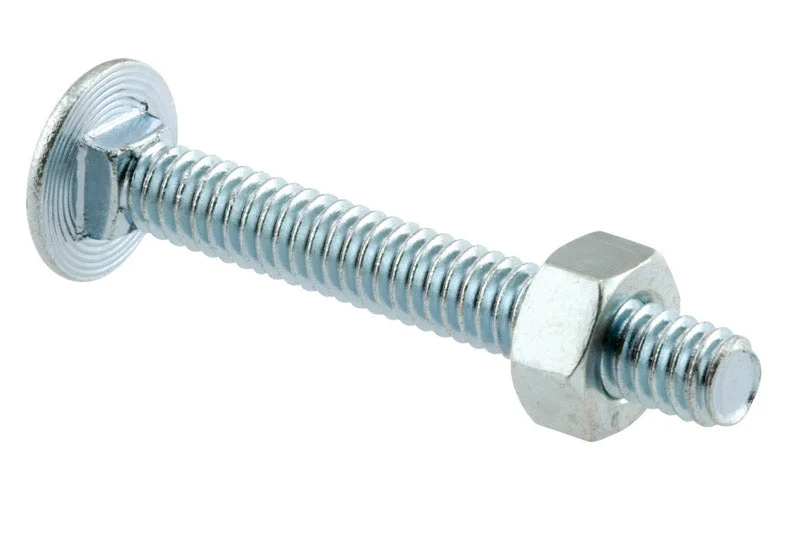 Bolts For Daytime Use-Prime-Line 1-7/8 in. L X 1/4 in. D Steel Carriage Bolts w/Nuts