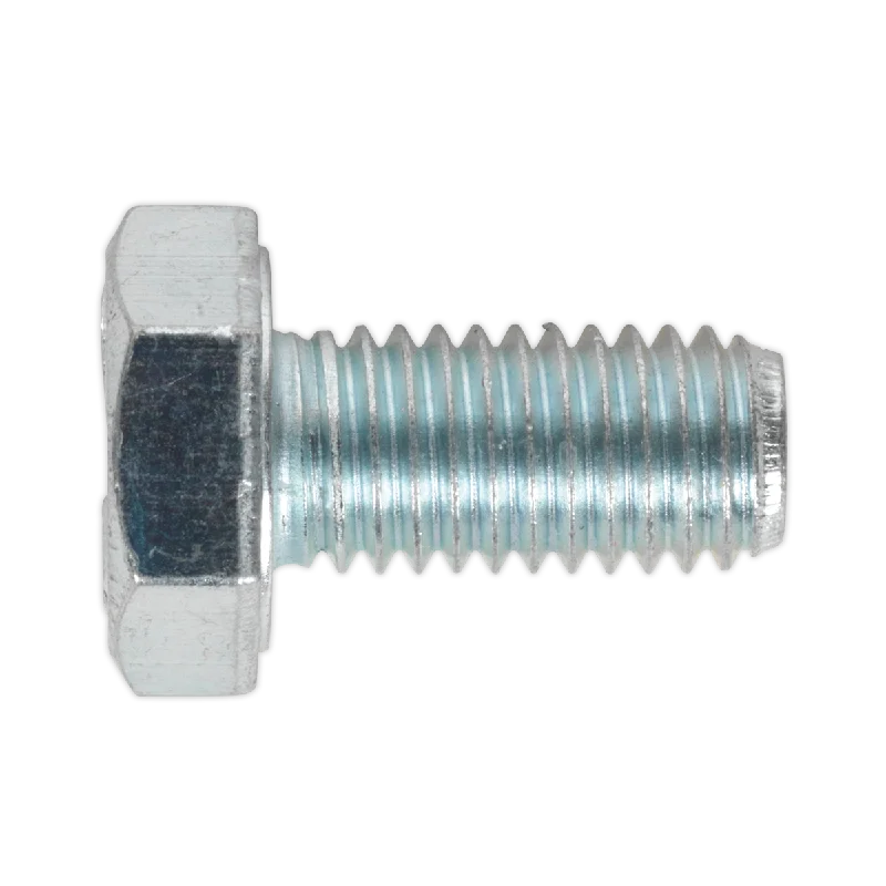 Screws With Vintage Look-Sealey HT Setscrew M10 x 20mm 8.8 Zinc Pack of 25