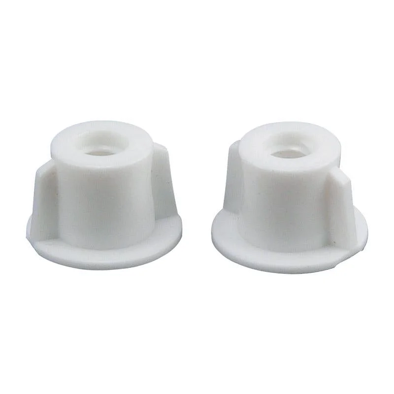 Nuts With Tight Grip-Plumb Pak Wing Nuts White Plastic