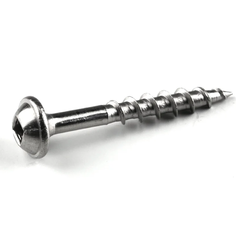 Screws For City Workshops-Pocket Hole Screw - Coarse - Square Drive - 305 Stainless Steel