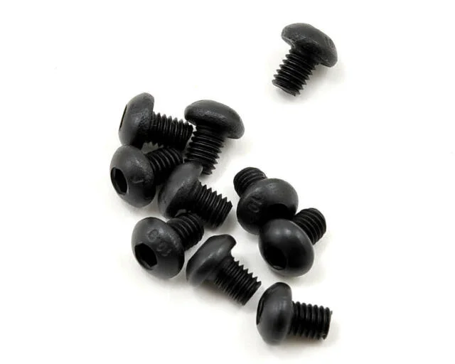 Screws For Metal Work-D10107 M3x4 Roundhead Screw, 10 pcs