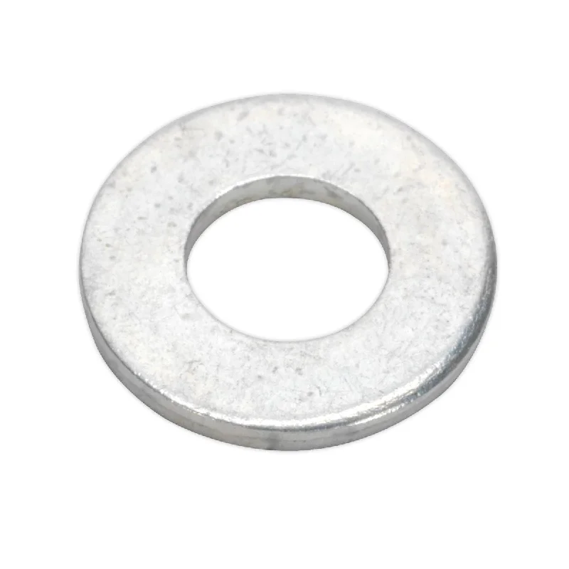 Washers With Holiday Kits-Sealey Flat Washer 3/8" x 3/4" Table 3 Imperial Zinc Pack of 100