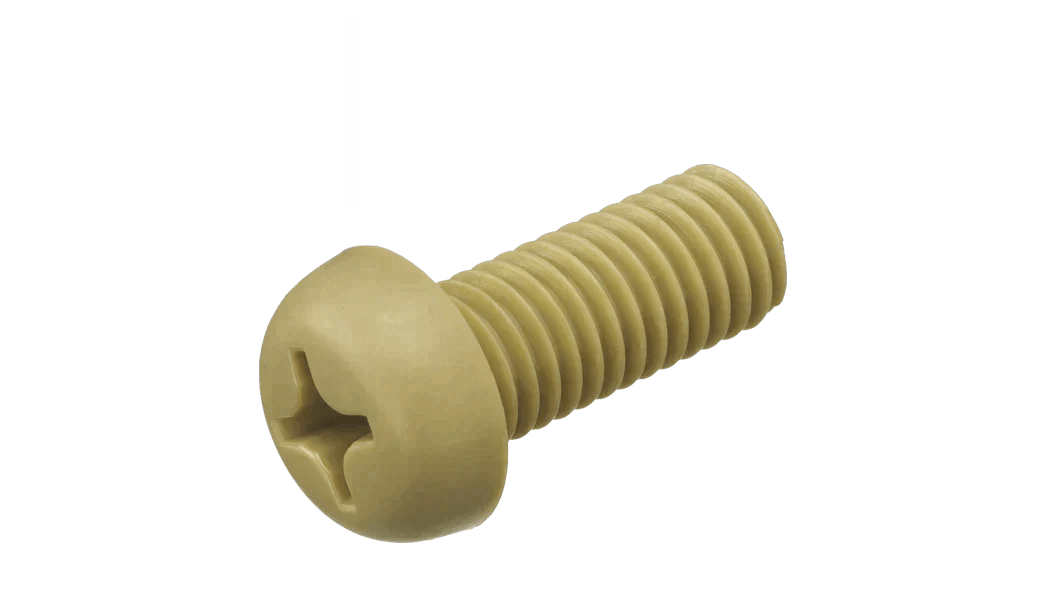 Screws For Regional Builds-PEEK (GF30) Pan Head Screws - Cross Recessed Phillips - DIN 7985