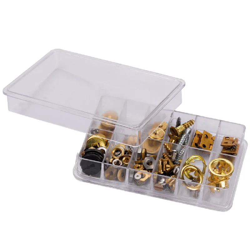 Screws For Patio Repairs-Assorted Clock Nuts, Screws, Washers, Bushing (150 Pieces)