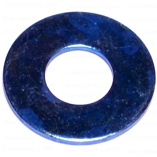 Washers For Weekend Fixes-Blue Rinse Grade 8 SAE Flat Washers