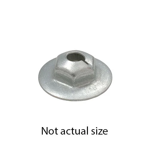 Washers For Veteran Builders-Auveco # 2562 Washer Lock Nut 1/4"-20 13/16" Outside Diameter 7/16" Hex. Qty 100.