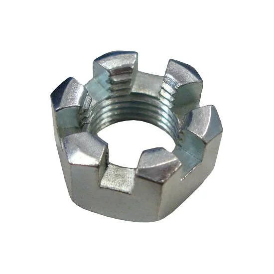 Nuts For Camp Repairs-Auveco # 12723 Slotted Finished Hex Nuts 5/8"-18 SAE Znc. Qty 25.